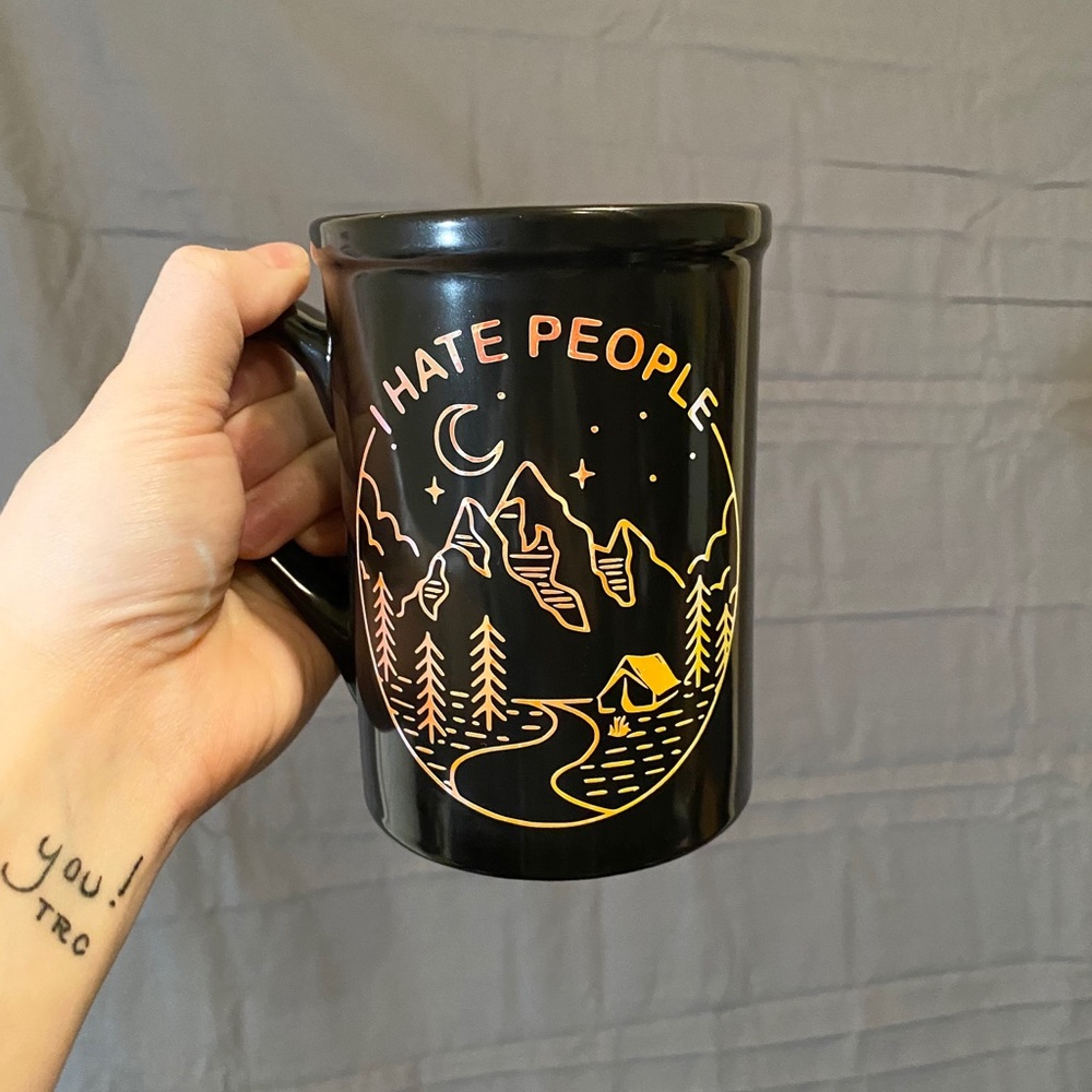 I hate people mug!